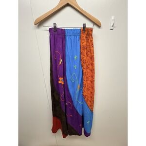 Rising International Boho Hippie Skirt Womens Small/Medium Maxi Patchwork